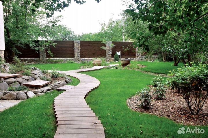 Газон рулонный с укладкой