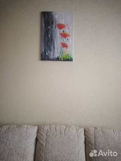 Картина акрилом на холсте 