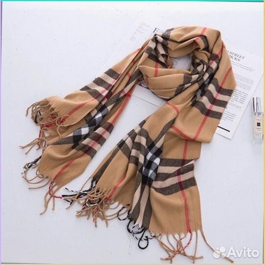 Тёплый шарф Burberry (Арт товара: 60972)