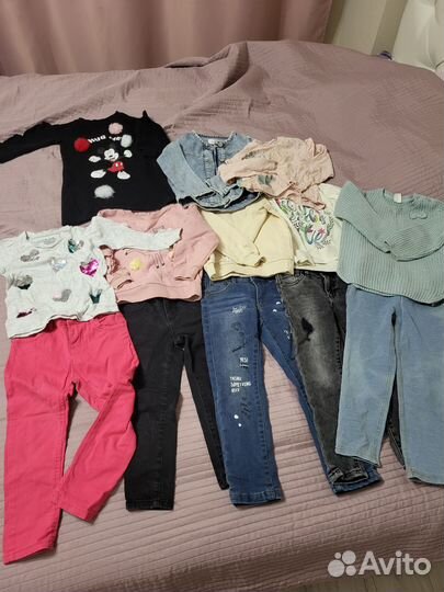 Вещи пакетом на девочку 98 104 reserved
