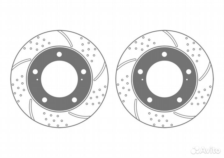 Тормозной диск Gerat DSK-R028W (задний) Performan