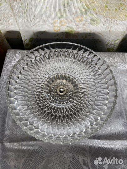 Хрустальная фруктовница