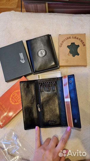 Кошелек мужской кожаный
