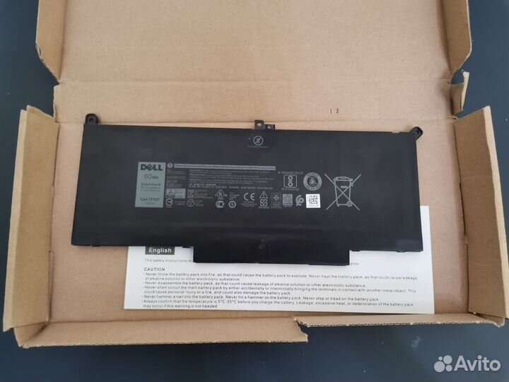 Оригинальный аккумулятор Dell