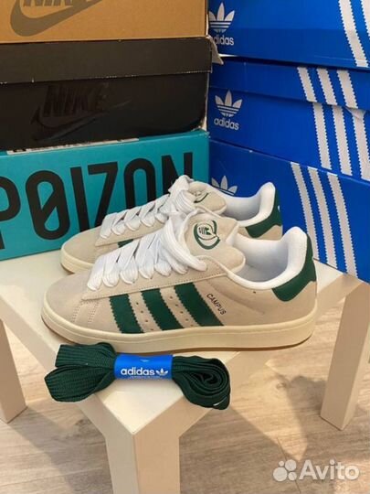 Кроссовки Adidas Campus 00s grey green