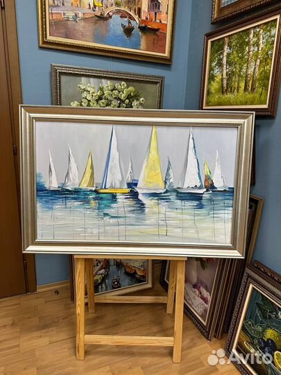 Картина маслом, абстракция 