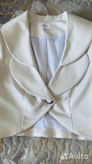 Болеро белое женское р.46. С любым образом