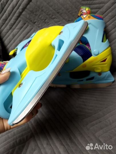 Детские коньки раздвижные 34-37рр унисекс