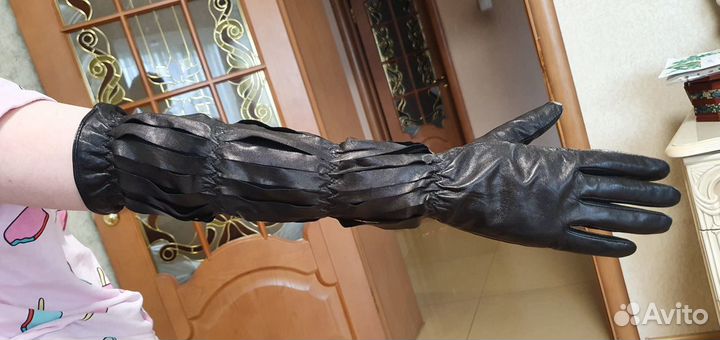 Перчатки кожаные новые