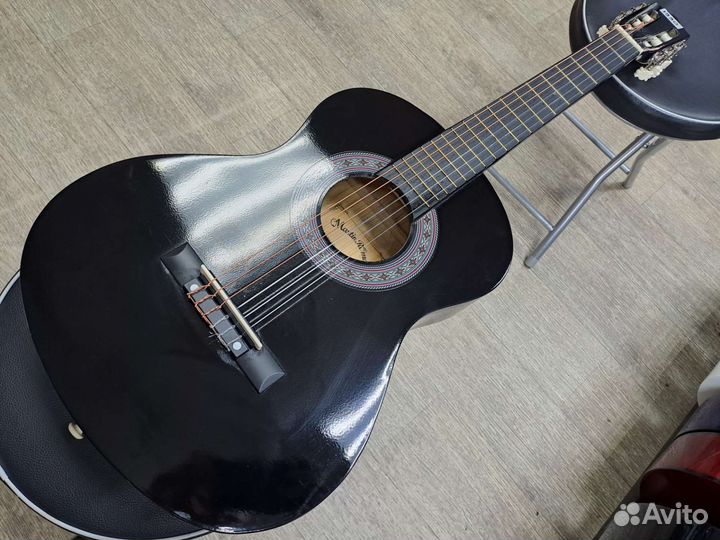 Гитара классическая чёрная для ребёнка размер 1/2