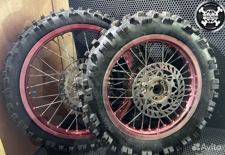 Алюминиевые кроссовые диски 17/14 на питбайк