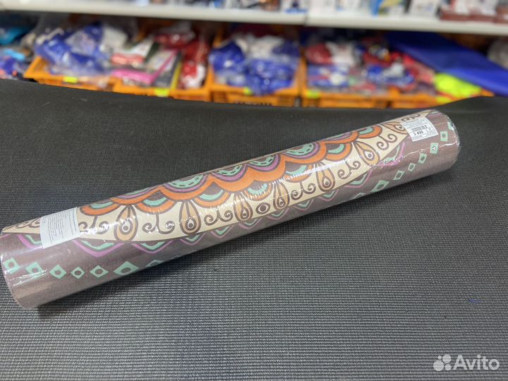 Коврик для фитнеса и йоги Larsen microfiber