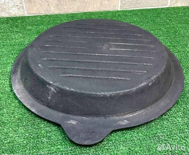 Чугунная сковорода крышка для казана