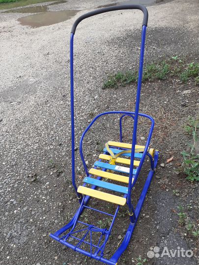 Санки с тёплым сидением