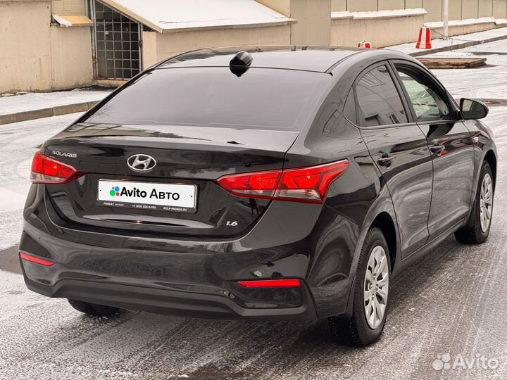 Hyundai Solaris 1.6 AT, 2018, 156 700 км