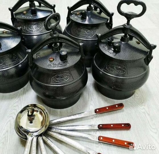 Афганский казан 15 литров черный с ручками(Rashko)