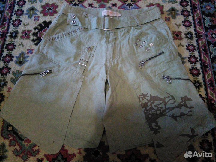 Льняные шорты