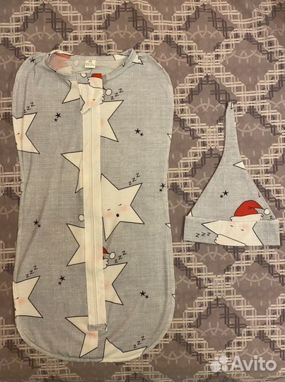 Кокон спальник для новорожденных новый