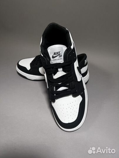 Кроссовки Nike Dunk Low pro SB Black White