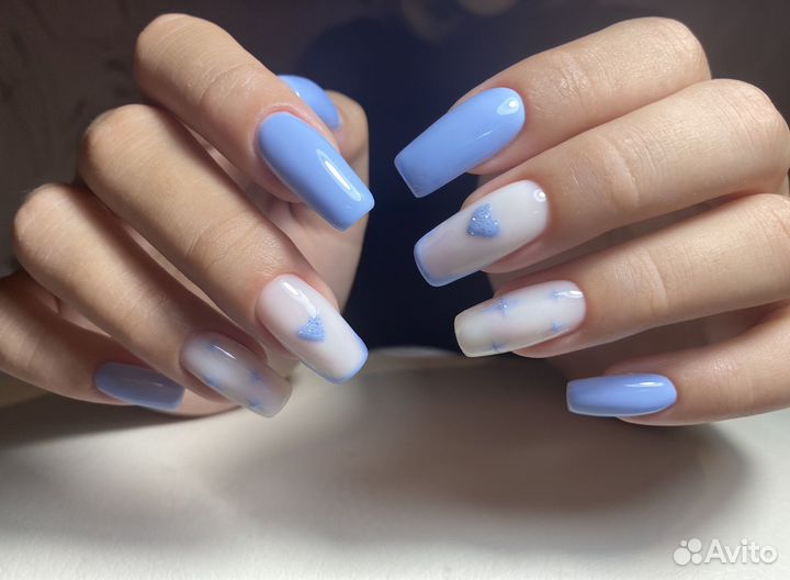 Маникюр с укреплением (все включено)