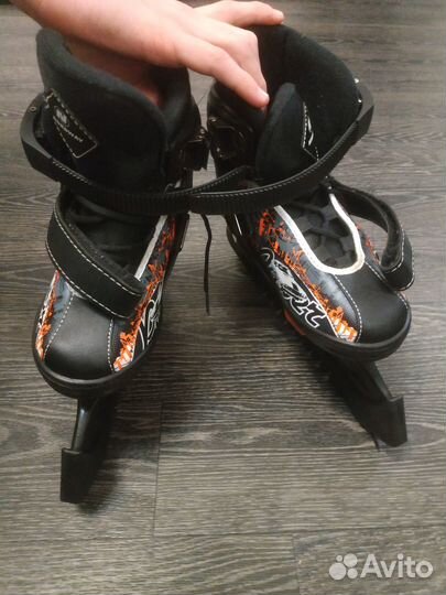 Коньки детские раздвижные