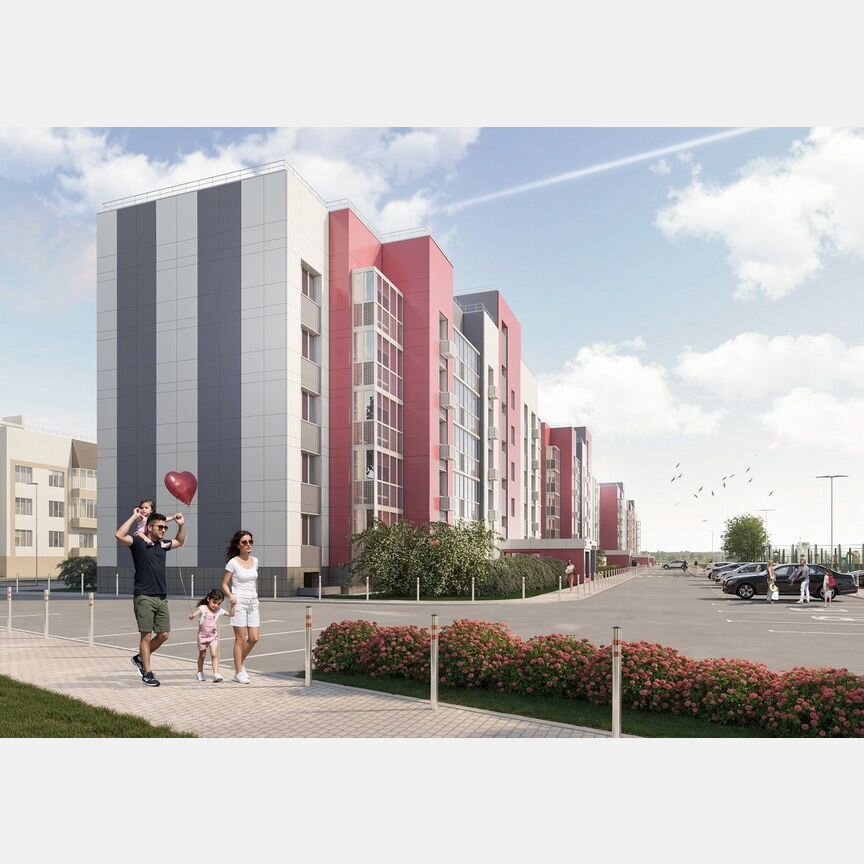 2-к. квартира, 58,4 м², 1/5 эт.