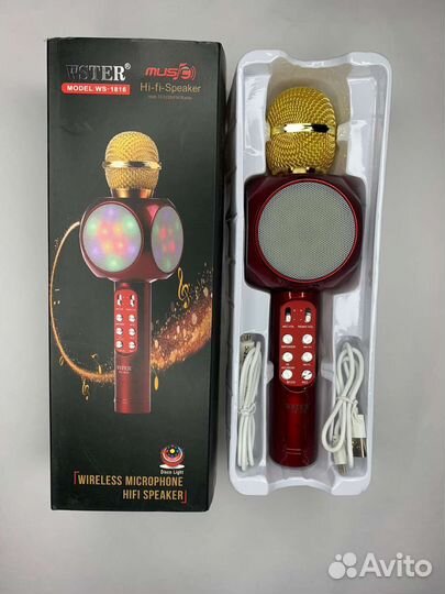 Беспроводной караоке-микрофон Wster WS