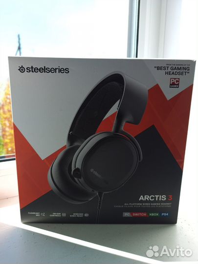 Проводные наушники SteelSeries Arctis 3