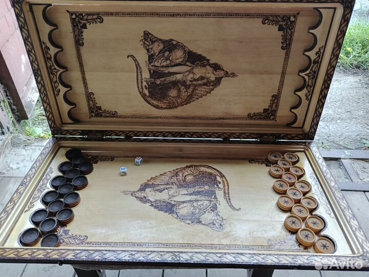 Нарды ручной работы