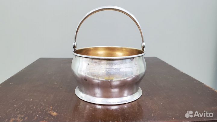 Сахарница серебро 875 ранние Советы РСФСР