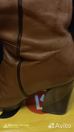 Сапоги женские натуральная кожа 37