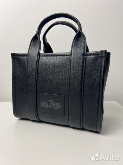 Marc jacobs The Leather Mini Tote Bag Black