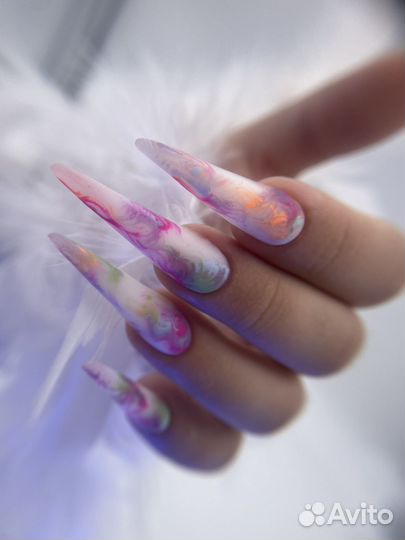 Наращивание маникюр