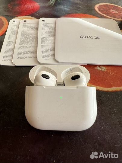 Беспроводные наушники apple airpods 3