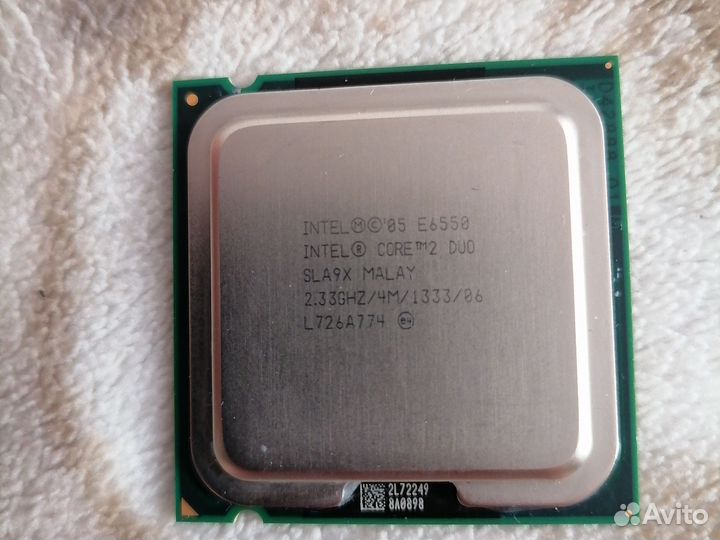 Процессор 775 сокет 2.33 гц Intel core 2 duo 6550