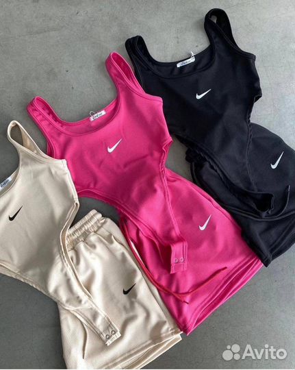 Костюм nike, шорты и боди