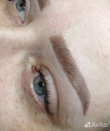 Перманентный макияж бровей губ и век татуаж