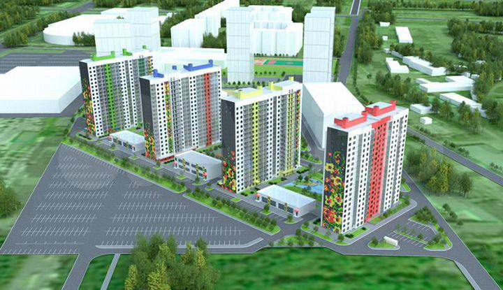 Торгово-офисное здание в ЖК 