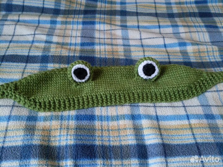 Повязка на голову вязаная