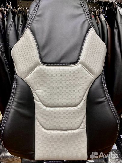 Авточехлы экокожа Лада Приора