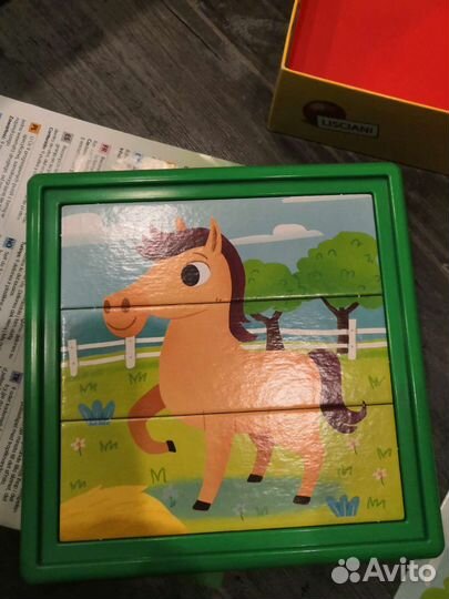 Пазлы крупные для детей ферма