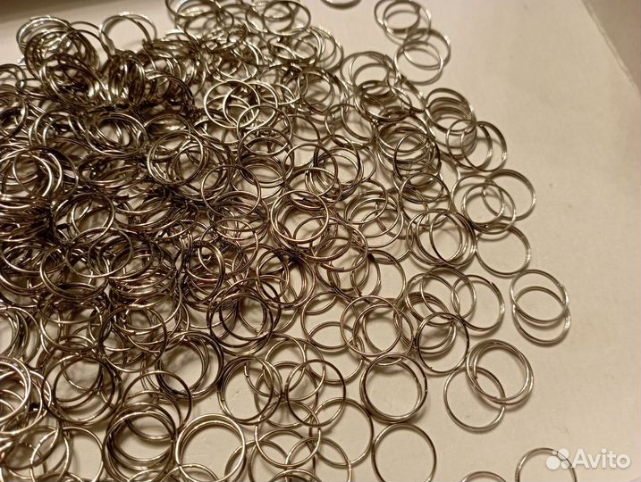 Колечки для хрустальных люстр. 100 шт. в упак