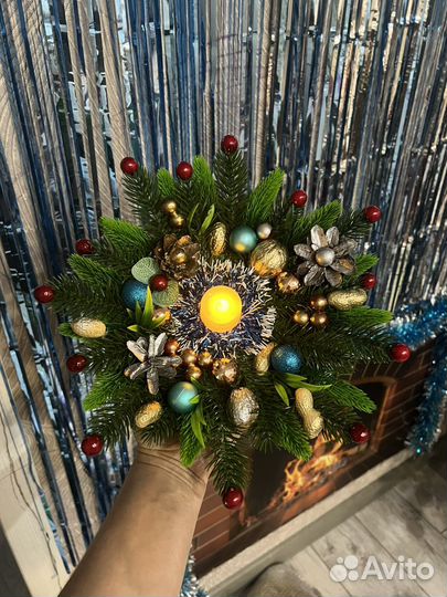 Новогодние украшения для дома ручной работы