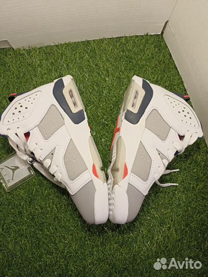 Кроссовки Nike Air Jordan 6 Retro White 36-41 разм