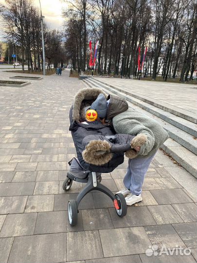 Коляска stokke xplory v4 2 в 1