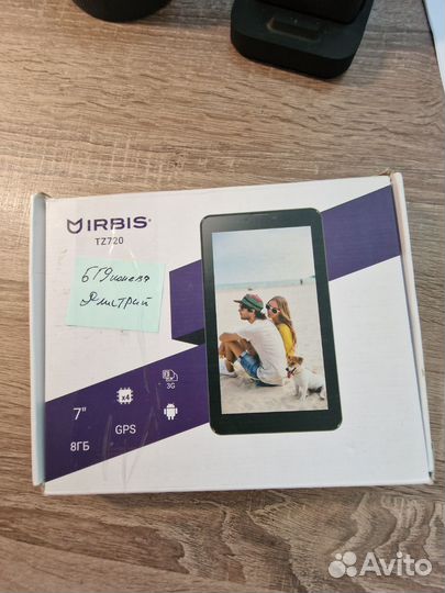 Планшет с сим картой Irbis tz720