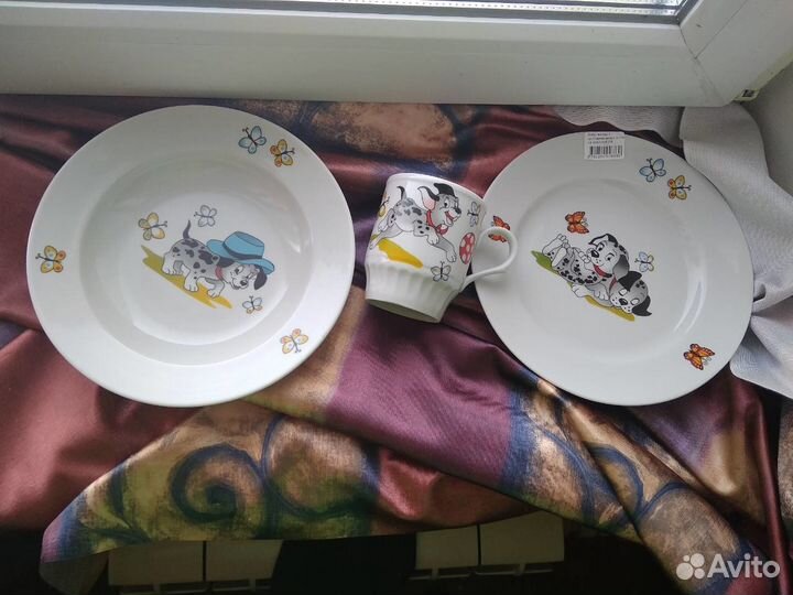 Набор посуды детский Тарелки Фарфор Дулёво и др