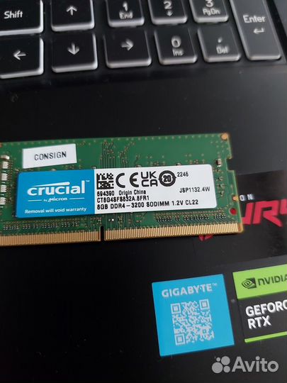 Оперативная память для ноутбука ddr4 8gb