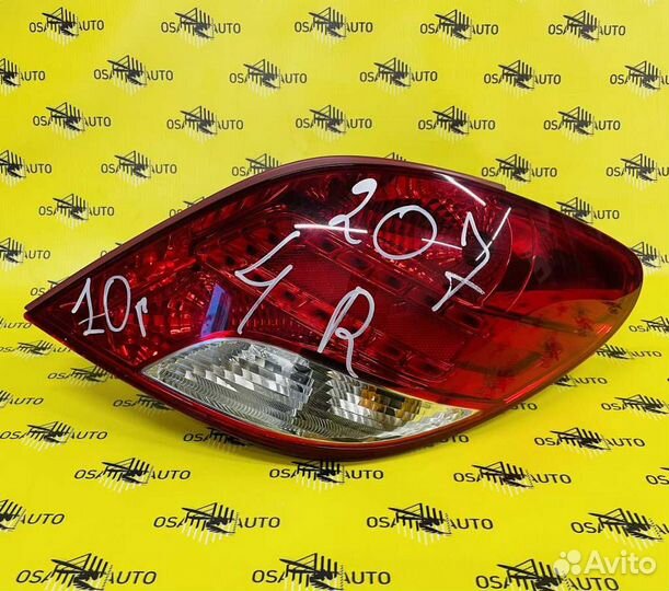 Фонарь задний правый peugeot 207