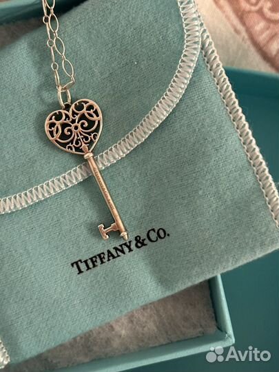 Подвеска Ключ Тиффани/Tiffany Key Enchant Heart